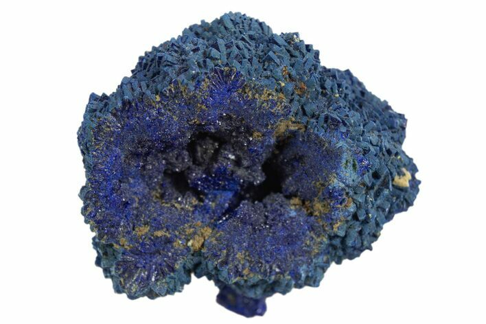 Sparkly, Blue Azurite Geode - La Sal, Utah #308216